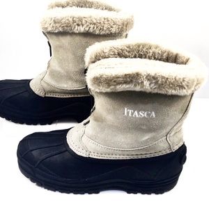 ITASKA “Tahoe” Suede Leather Womans Winter Boots 7